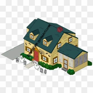 Griffin House Halloween Decorations - Family Guy House Transparent Clipart