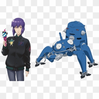 The Front Of The Motoko T-shirts Will Feature The Logos - Ghost In The Shell Inspired Clothes Clipart