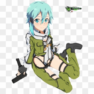 Also, You Will Recieve A New Party Member In Arc 3, - Sword Art Online Sinon Render Clipart