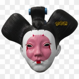 Adult Size Ghost In The Shell Geisha Latex Mask - Geisha Masks Clipart