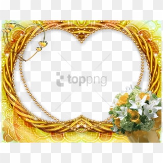 Free Png Gold Wedding Frames Png Png Image With Transparent - Download Frames Clipart