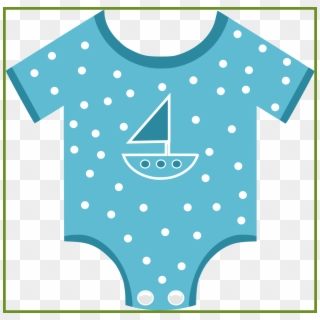 Onesie Clipart Free 1 Baby - Baby Boy Transparent Background - Png Download
