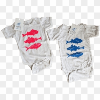 Baby 3 Fish Onesie - Briefs Clipart