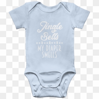 Jingle Bells My Diaper Smells ﻿classic Baby Onesie - Infant Bodysuit Clipart