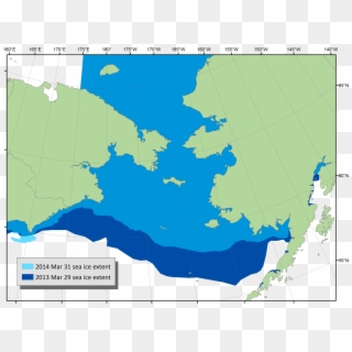 The Sea Ice In Cook Inlet Was Generally In Retreat - Alaska Clipart