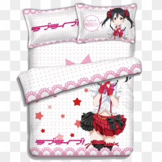 Japanese Anime Lovelive Nico Yazawa Bed Sheets Bedding - Bed Sheet Clipart