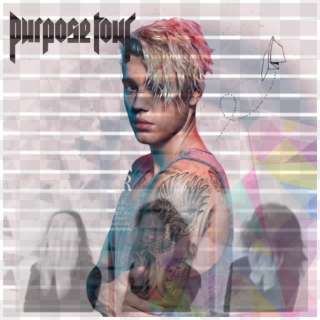 Artsy Justinbieber Purpose Tour Art Cool Trippy Tumblr - Tattoo Clipart
