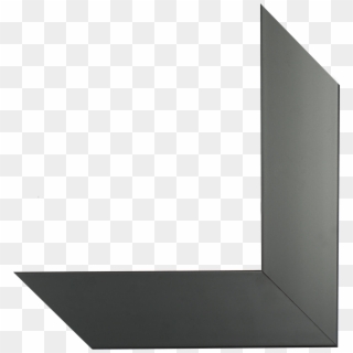 Satin Black Mirror Frame - Paper Clipart