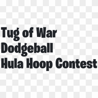 Edit Tug Of War Dodgeball Hula Hoop Contest Logo - Black-and-white Clipart