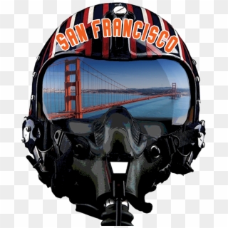 San Francisco - Top Gun Maverick Helmet Png Clipart