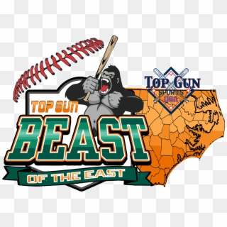 "top Gun Usa Sports Event" "beast Of The East Championship - Baseball Clipart