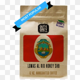 Out Of The Grey Logo Costa Rican - Coffee Clipart