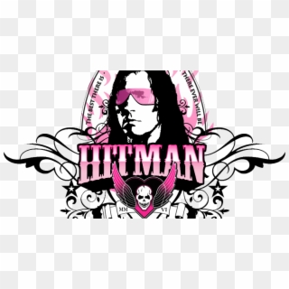 Pro Wrestling Resource - Bret The Hitman Hart Logo Clipart
