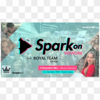 Spark On Wework - Flyer Clipart