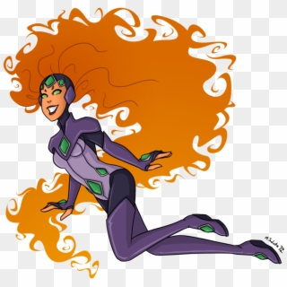Female Stars Of Comics - Starfire Suit Clipart