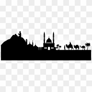 Clipart Download Peninsula Arabic Islam Eid Ul Black - Bakrid Wishes In Malayalam - Png Download