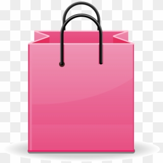 Reusable Shopping Transprent Png Free Download Pink - Transparent Pink Shopping Bag Clipart