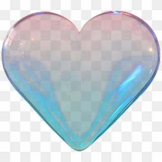 #aesthetic #tumblr #vaporwave #heart #transparent #liquid - Vaporwave Heart Clipart