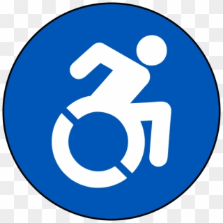 New Accessible Symbol - Handicap Symbol Clipart