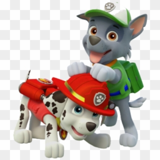 Chase Marshall Rocky - Chase Paw Patrol Png Clipart (#1984576) -