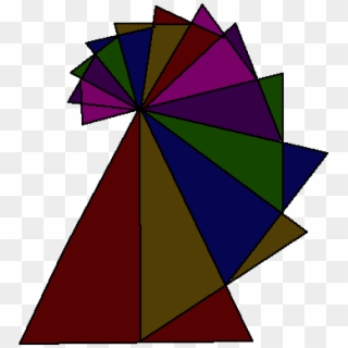 The Fibonacci Spiral - Triangle Clipart