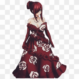 Erza Scarlet Novel By Ren Kanan Illustrations By Hiro - Fairy Tail Erza Dress Clipart