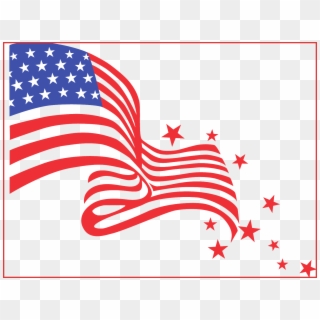 Flags Fourth Of July And 4th - American Flag Clipart Transparent Background - Png Download