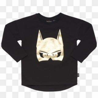 Metallic Batman Long Sleeve Tshirt Clipart