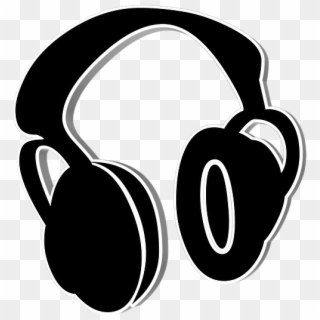 Headphones Clipart Music Wave - Png Download