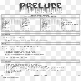 Amnesia - Collection - Update - V1 - 02 - Ps4-prelude Clipart