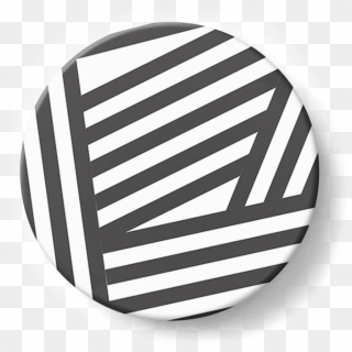 Dailyobjects Black Stripes Designer Popholder Buy Online - Circle Clipart