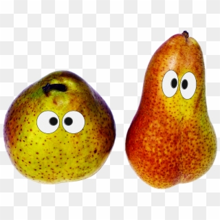 Pears, Cheeky Rascal, Fruit, Face, Funny, Eyes Clipart