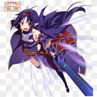 Sword Art Online) ❥follow Me And Give Me Your Opinion~ - Sword Art Online Yuuki Fight Clipart