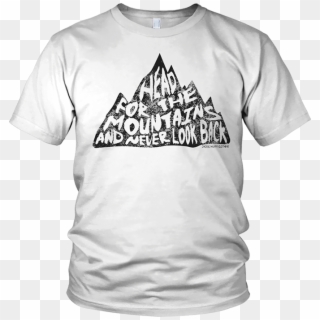 White Head For The Mountains Tee - Metallica White T Shirt Clipart