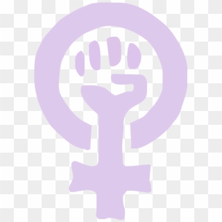 Feminism Transparent Raised Fist - International Women's Day Fist Clipart