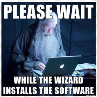 If You Need Some Memes To Brighten Up Your Security - Please Wait While The Wizard Installs The Software Clipart