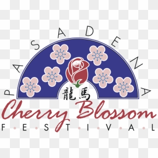 Pasadena Cherry Blossom Festival Logo Png Transparent - Illustration Clipart