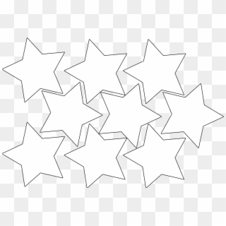 Magical Clipart Hollywood Star - Cut Out Mini Stars - Png Download