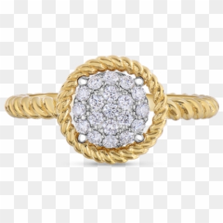 Roberto Coin Pave Circle Ring - Engagement Ring Clipart