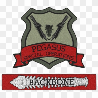 Pegasus Red Team Backbone - Label Clipart