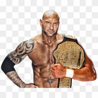 Batista Wwe Championship Png Photo - Batista World Heavyweight Champion Png Clipart