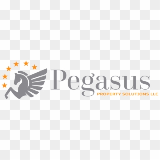 Pegasus Logo Horiz - Calligraphy Clipart