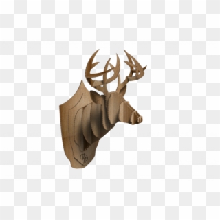 Mini Deer Head Cardboard - Bull Clipart