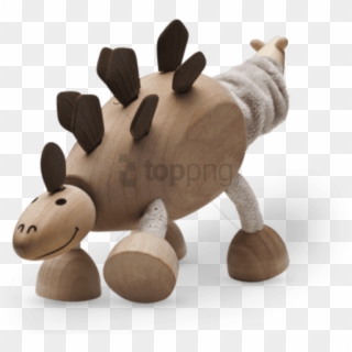Free Png Download Anamalz Stegosaurus Wooden Toy Png - Toy Clipart