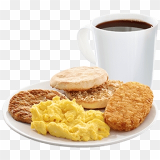 Wake Up With A Warm Sausage Mcmuffin, Fluffy Scrambled - 맥도날드 빅 브렉퍼스트 Clipart