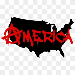 United States Of Anarchy - Map Clipart