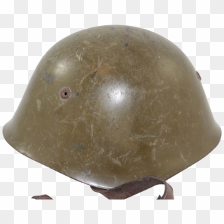 Vintage Wwii War Bulgarian M51/72 Military Helmet Italy - Italian Helmet Ww2 Png Clipart