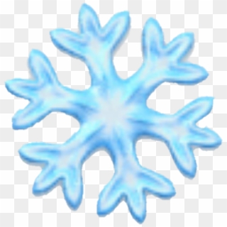 #emoji #snowflake #snow #snowing #blue - Instagram Clipart