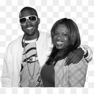 Getty - Kanye West And His Mom Clipart