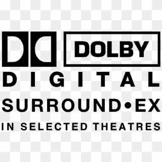 Dolby Digital Surround Ex Logo - Dolby Digital In Selected Theatres Logo Clipart